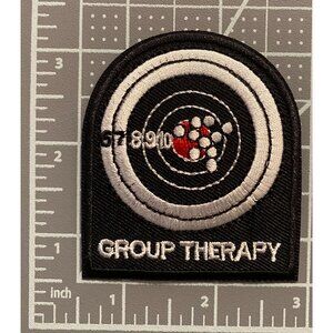 Group Therapy Target Practice Tactical Shooter 3in Patch Iron / Sew-On